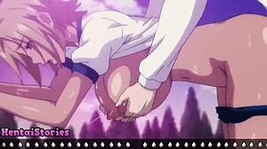 Mika gives her first blowjob with facial in this game