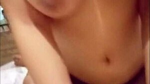 asian girl in college jumps on my dick for a homemade doggystyle fuck and facial