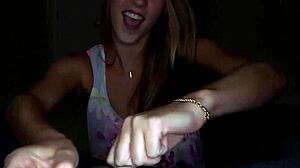 Watch This Cute Blonde Suck Cock!