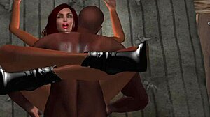 debi whitfield loses control with marcus strong's monster cock in second life