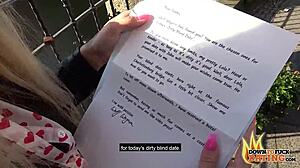 Petite milf Lola Shines contrasts her small tits with riding a big cock in public pov amateur dating sex.