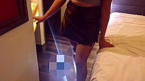 young morita, 18, swallows cum from stepdad’s sloppy blowjob