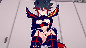 Ryuko Matoi In A Fantasy POV Scene From Kill La Kill.