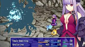 Uncovering the clown's secret leads to wild revenge banging and creampies in this female demon king tale.