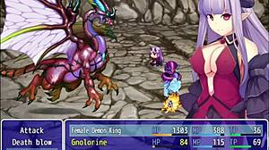 Uncovering the clown's secret leads to wild revenge banging and creampies in this female demon king tale.