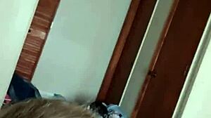 Spit cum on tits, old milf dirty slut cuckold action