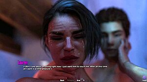 TOUCHING horny STEPMOM'S PUSSY In Bath - 3D Hentai