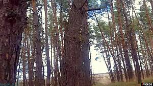 This milf gives blowjob on highway.