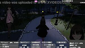 sereka-san exposes herself in naked coat without notice