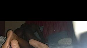 Amateur wakes up with big black cock in her pussy.