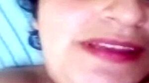 Horny BBW shows tits and vagina on call