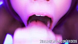 Aidra Fox Delivers Wild Cosplay Fantasy with Blowjob at Swallow Salon
