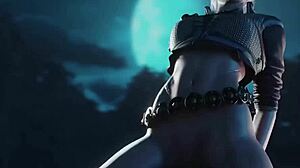 Siri gets intensely fucked in this perfect Witcher 3D scene.