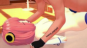 anya volta molhada da piscina quer um pau grande