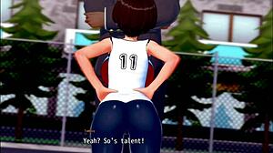 I cum inside the busty blonde and the hot goth simultaneously in breedtown part 2.