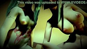 POV Threesome With Rebecca And Lucy In Cyberpunk Edgerunners