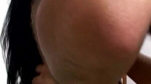 My friend stares, I spread legs for tongue... oops!