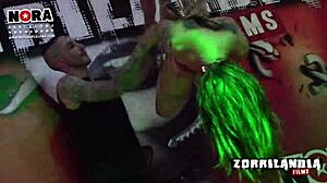 Bound teen submits in shibari domination