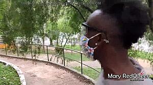 Caught jerking in public, had to suck big cocks! 😲