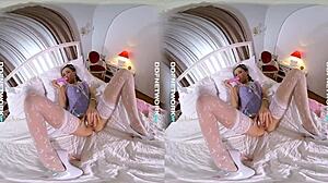 Watch Sasha Rose Finger Fuck in VR! Orgasm!