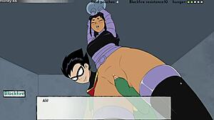 Enjoying blackfire in 18titans part 21 anime game