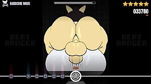 I got so horny playing Beatbanger horny police mod - fc, banging in this furry hentai game cartoon anime.