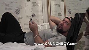 Muscle Bottom Fucked Bareback by Curious Straight 😏