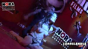 Bound teen submits in shibari domination