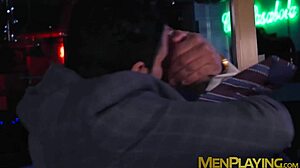 Classy Businessmen in Costumes Receive Wet Blowjobs Before Rough Anal Fucking with Monster Cocks.