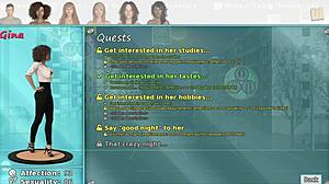 In Big City Pleasures Game, Sexy Teacher Squirts From Double Penetration By Fucking Machine