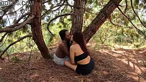 Exercise Leads To Outdoor Threesome