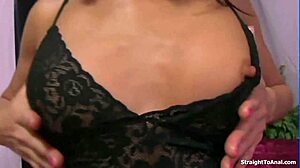 Michelle Lay's sensational anal fucking with blowjob and titty fuck!