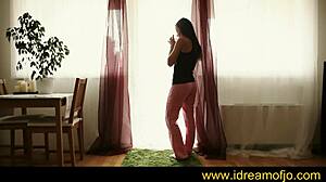 Early Morning Lesbian Kissing and Touching