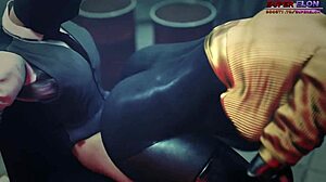 Atomic Heart hentai with creampie and big cock 😏