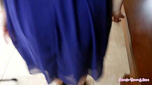 Hardcore Action in High Heels on Kitchen Table with Young Brunette Couple