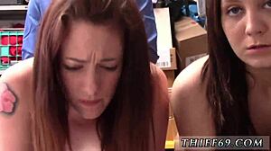 Hardcore latin threesome in petty theft narrative