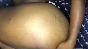 12 inch dildo shakes my thighs after inserting in asshole