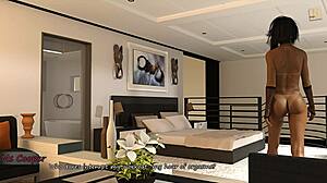 In Big City Pleasures Game, Sexy Teacher Squirts From Double Penetration By Fucking Machine