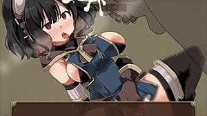 Dark of chloe with toys and blowjob in hentai 😜