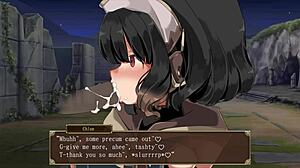 Dark of chloe with toys and blowjob in hentai 😜