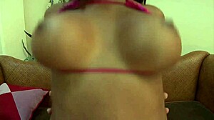 Damn! My Black Secretary Loves My Cock Over My Resume in Wild Titty Fuck!