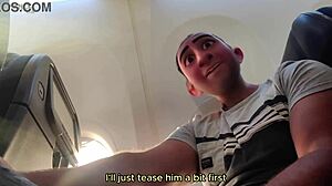 Step Gay Dad Gets Naughty on Mile High Flight