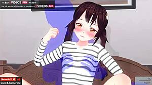 Japanese hentai virgin gets creampied in first-time 3D anime.