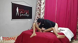 Nasty Trans Friend Gets Angry Anal Pounding