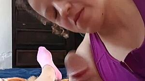 Amateur Girl Learns to Suck Cock in Detailed Blowjob Session