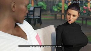 Hentai-casting med stor svart kuk i het intervju!