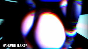 Jayden Lee delivers sloppy gagging action in bathroom POV face banging.