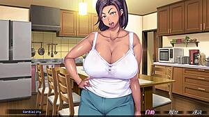 Nemška gospodinja v vroči hentai creampie sceni