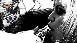 Don't get too excited watching this girl's sadomaso fetish play out