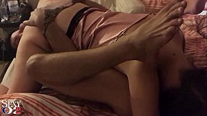 french amateur slut in satin panties doggy style